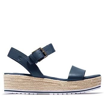 Timberland Santorini Sun Ankle Strap - Tmavomodre Sandale Damske, TB0579S